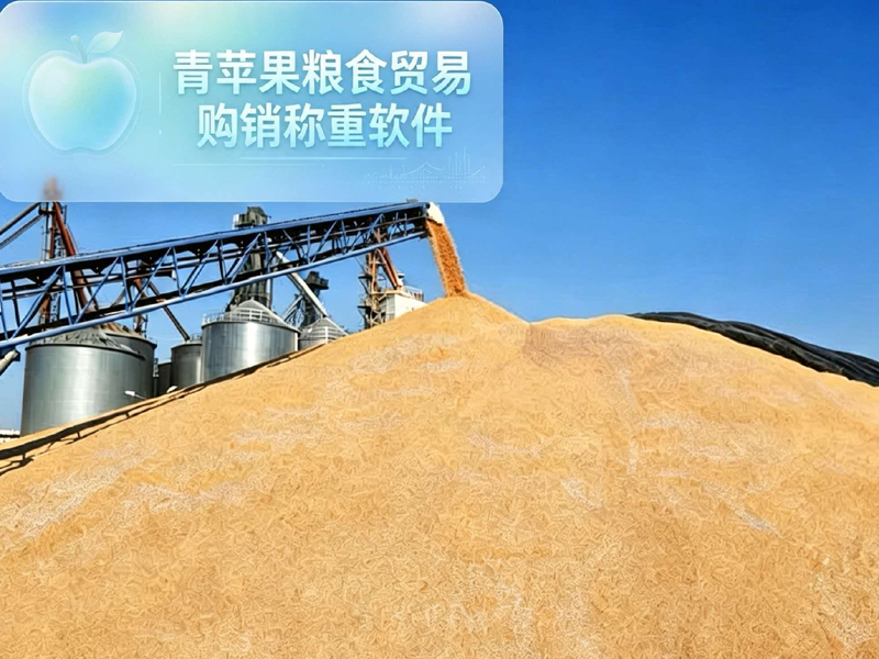 青苹果粮食购销贸易称重软件3.3